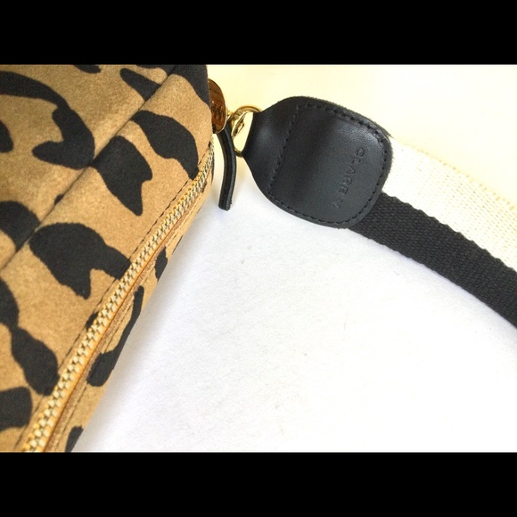 CLARE V. CROSSBODY BAG WITH LEOPARD PRINT - Picture 5 of 5